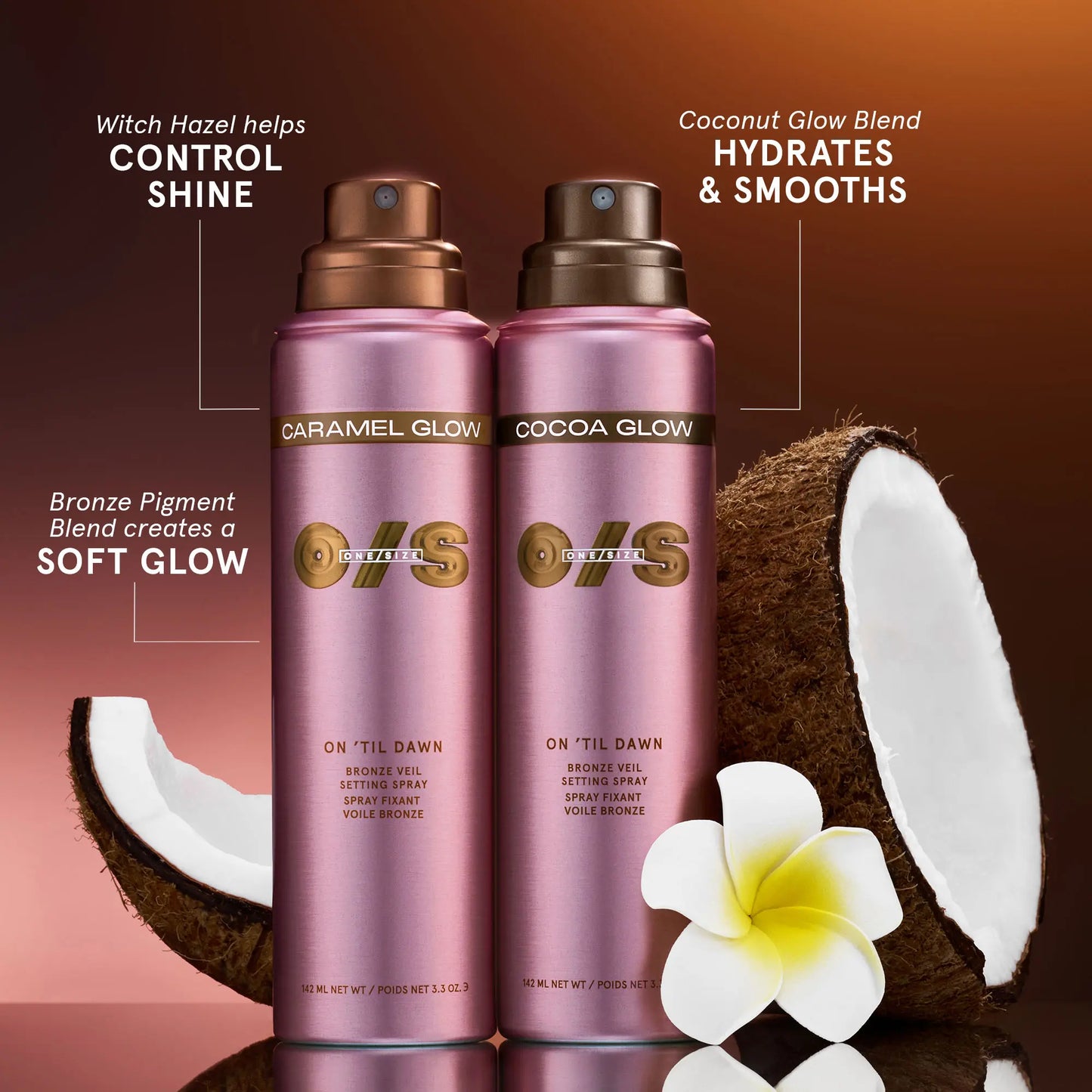 ONE/SIZE On 'Til Dawn Bronze Veil Waterproof Setting Spray