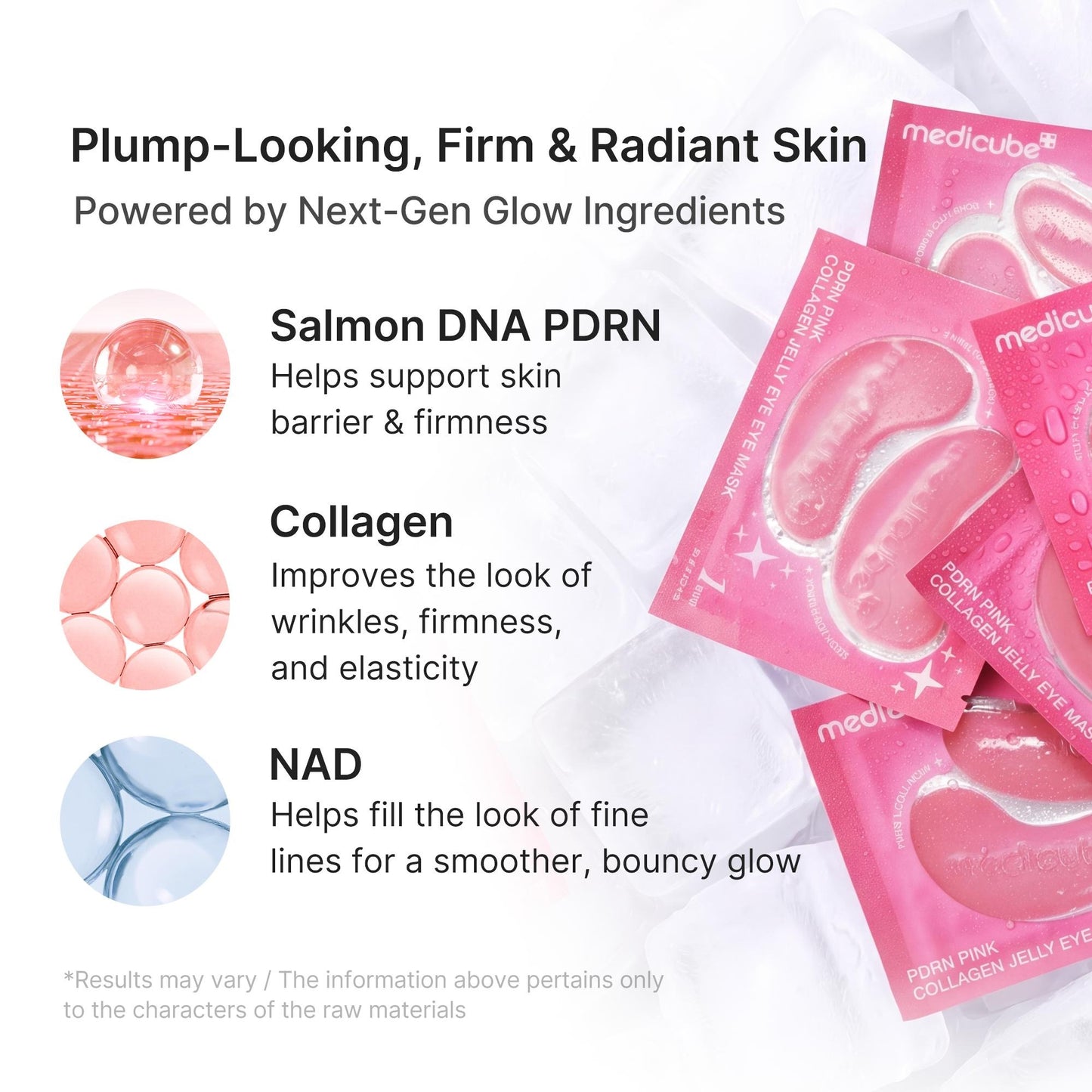 [NEW] [medicube] PDRN Pink Collagen Jelly Eye Mask (50 Pairs)